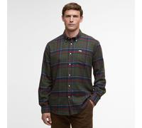Barbour Mens Dogwood Regular Checked Shirt - Olive - Size: Medium