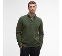 Barbour Mens Essential Tisbury Half Zip Jumper - Green - Size: Small