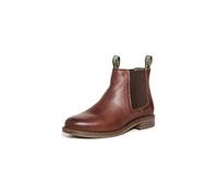 Barbour Mens Farsley Leather Fashion Smart Casual Walking Comfort Ankle Boots - Teak - 6