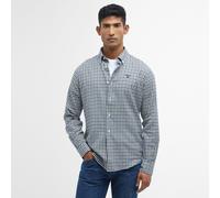 Barbour Mens Finkle Tailored Gingham Shirt - Olive - Size: Medium