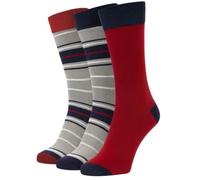 Barbour Mens Gift Box Socks 3 Pack 7-11 UK (Tartan Blue Granite)