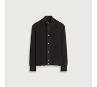 Barbour Men's Heritage + Mordale Knitted Button Through Dark Brown Medium