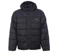 Barbour Mens International Peak Baffle Quilted Jacket - Black - Size Large