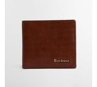 Barbour Mens Lunan Leather Billfold Wallet - Brown - Size: One Size
