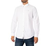 Barbour Men's Oxtown Tailored Oxford Shirt White (UK, Alpha, S, Regular, Regular, White)