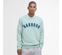 Barbour Mens Prep Logo Crew Jumper - Light Green - Size: Large