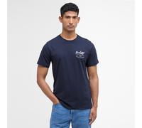 Barbour Mens Script Graphic T-Shirt - Navy - Size: Large