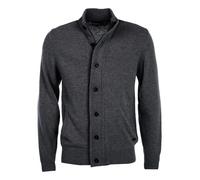 Barbour Men's Sweater With Zip And Patches MKN0731CH51 Gray Elegant Casual