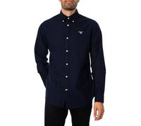 Barbour Men's Tailored Oxtown Shirt, Blue, XL, blue, XL