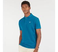 Barbour Mens Tartan Pique Polo - Light Blue - Size: Large