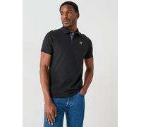 Tartan Pique Polo Shirt Black/Modern M