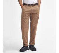 Barbour Mens Washed Twill Tailored Fit Trousers - Beige - Size: 38 Waist
