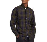 Men's Barbour Wetherham Tailored Mens Shirt - Green - Size: 38/Regular