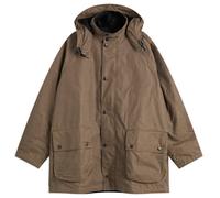 Barbour Men's x Margaret Howell Stand Collar Wax Parka Kelp