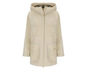 BARBOUR MIDDELMARCH BEIGE HOODED JACKET 12 UK