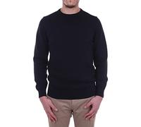 Barbour MKN0932-NY91 Pima Cotton Crew Neck Pullover Navy Blue Mens