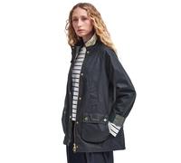 Green Wax Coated Jacket with Corduroy Collar - female - Barbour - Light Jackets - Green - XS - Jackets XS