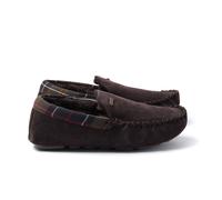 Barbour Monty Moccasin Mens Slippers - Brown material_Suede - Size UK 12