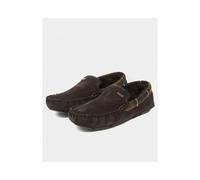 Barbour Monty Moccasin Mens Slippers - Brown Suede - Brown Suede - UK7 EU41 US8