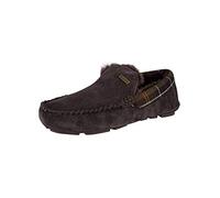 Barbour Monty Shearling Lined Slipper - UK 12, BROWN/BR51