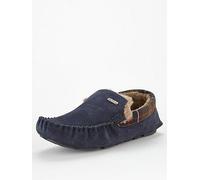 Barbour Monty Slippers - Navy Suede, Navy Suede, Size 7, Men Navy Suede