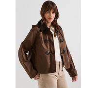 Barbour Myra Wax Duffle - Brown, Brown, Size 8, Women Brown