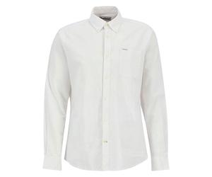 Barbour Nelson Linen Tailored Shirt - White - Small