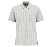 Barbour Nelson Striped Short Sleeve Shirt - Bleached Olive - X-Large