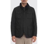 BARBOUR Ogston Windproof Waxed Cotton Jacket with High Neck and Patch Pockets - Size: XL - male