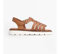 Barbour Otterburn Womens Fisherman Sandals Tan - Brown Leather - Size UK 4