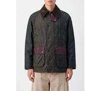 BARBOUR Patchwork Bedale Waxed Cotton Jacket with Velvet Collar - Size: 32 - male