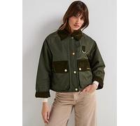 Barbour Phoebe Casual Jacket - Green, Green, Size 12, Women Green