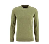 Barbour Pima Cotton Crew Neck Jumper Laurel Green