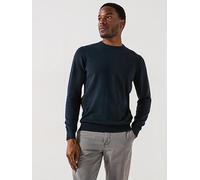 Barbour Pima Cotton Crew Neck Knitted Jumper - Navy, Navy, Size 2Xl, Men Navy