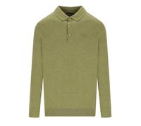 BARBOUR PIMA LAUREL GREEN KNITTED POLO SHIRT XL
