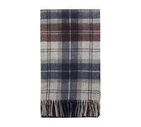 Barbour plaid fringed scarf - Grey One Size