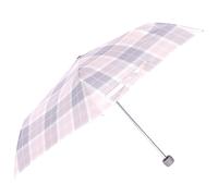 Barbour Portree Tartan Print Umbrella - Pink