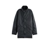 Barbour Powell waxed-cotton high-neck jacket - Blue M-L-XL