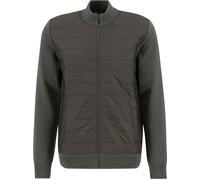 Barbour - Quilted Jacket - Essential Carn Baffle Zip Through Knitt Olive for Men - Size L - Khaki Khaki L