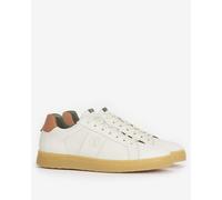Barbour Reflect Mens Trainers - Off-White Leather - Size UK 7