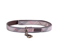 Barbour Reflective Pink Tartan Dog Lead - Pink