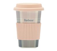 Barbour Reusable Tartan Travel Mug - Pink