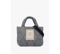 BARBOUR Riah Mini Navy Checked Tote Bag Size: One Size, Colour: Multi
