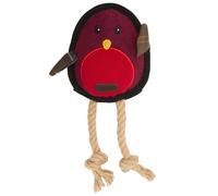 Barbour Robin Dog Toy - Brown/Red One Size One Size