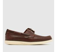 Barbour Rothley Boat Shoes in Dark Brown UK 9 (EU 43)