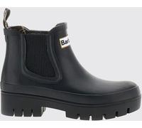 BARBOUR Rubber Chelsea Rain Boots with Contrast Logo - Size: 7 - female