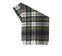 BARBOUR SERENA TARTAN GREEN SCARF One Size