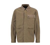 Barbour Silverbay Oversized Twill Overshirt British Khaki