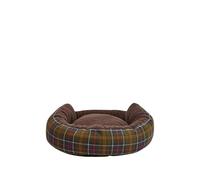 Barbour Snuggle tartan dog bed - Green One Size