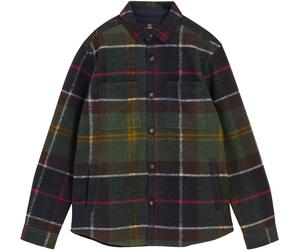 Barbour - Soft and warm overshirt - Woodlane Brushed Check Overshirt Classic Tartan for Men in Wool - Size M - Green Green M